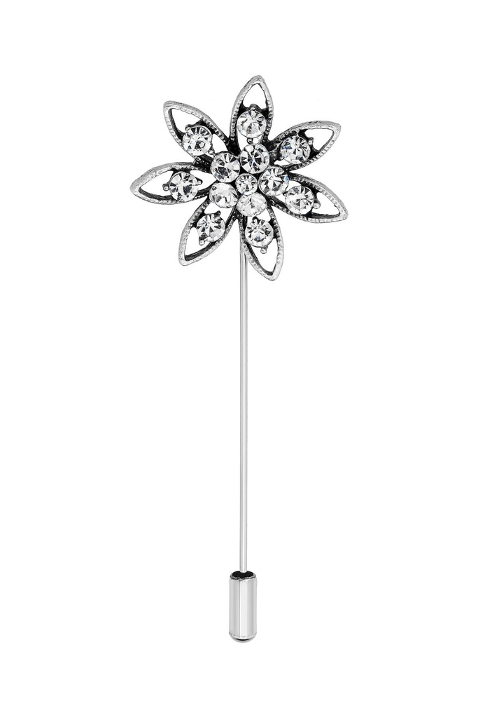 Crystal Needle Shawl Pin